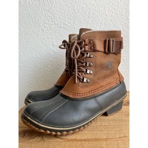 Sorel Brown and Black Winter Boots